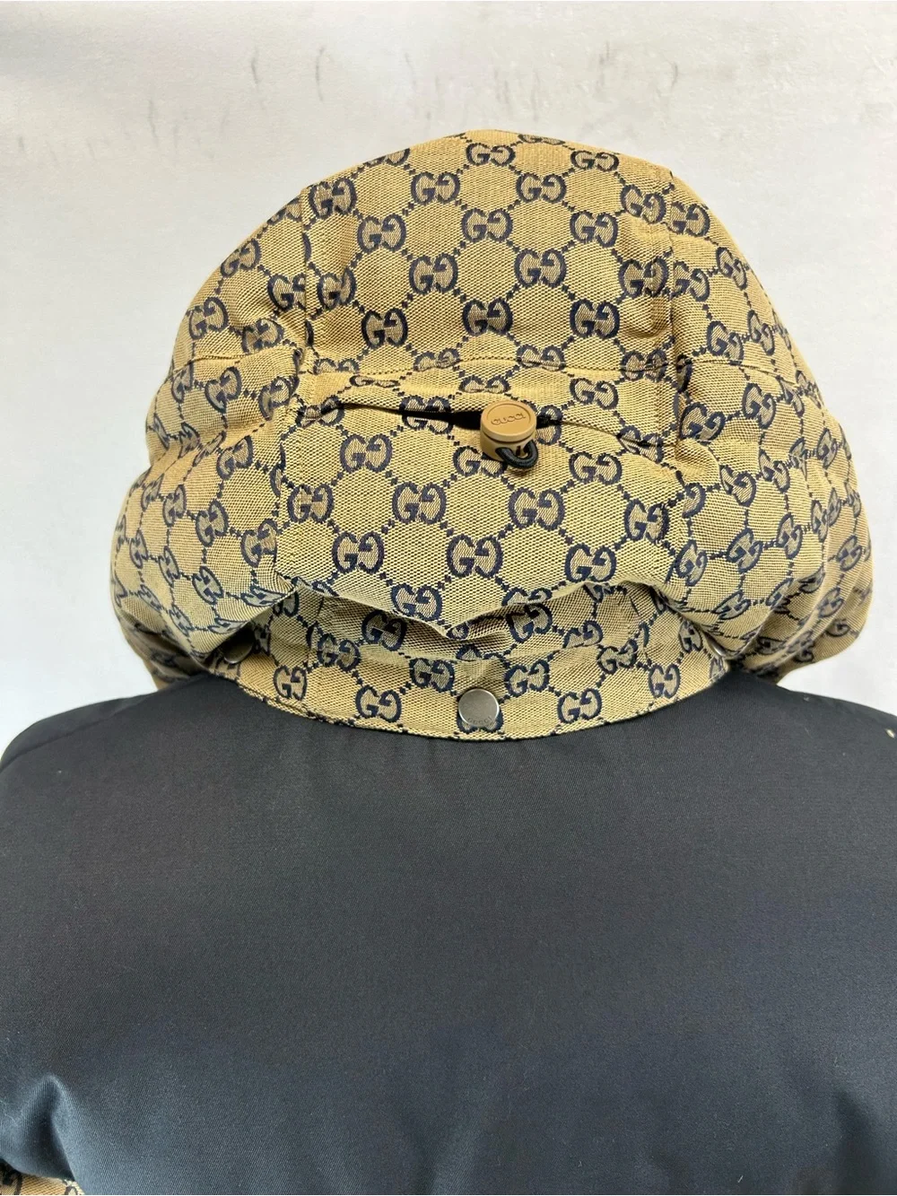 Gucci Gg Canvas Goose Down Jacket